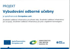 Projekt vybudování odborné učebny