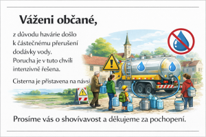 přerušení vody