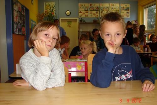 První školní den 2012